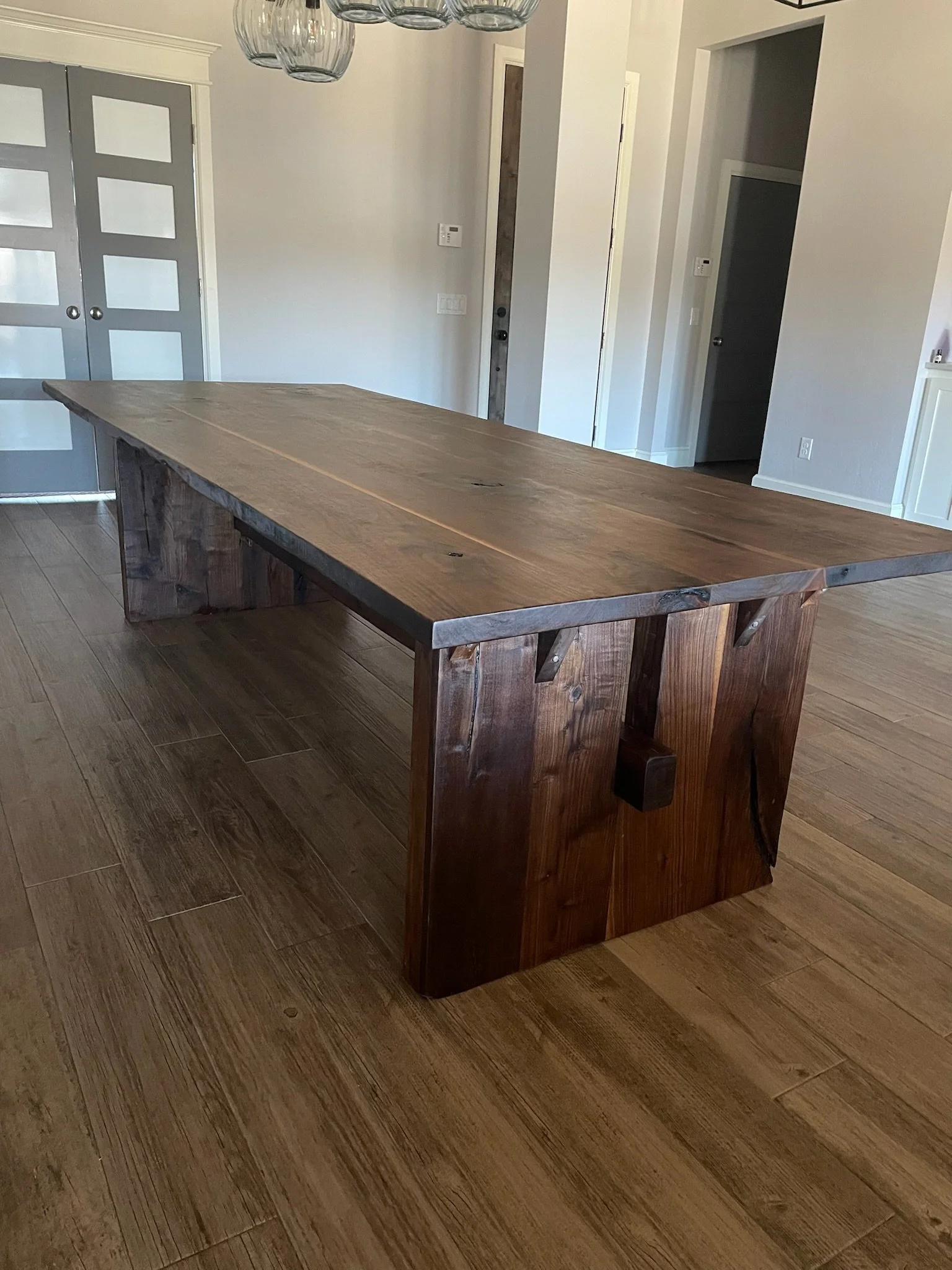 9' Black Walnut Dining Table