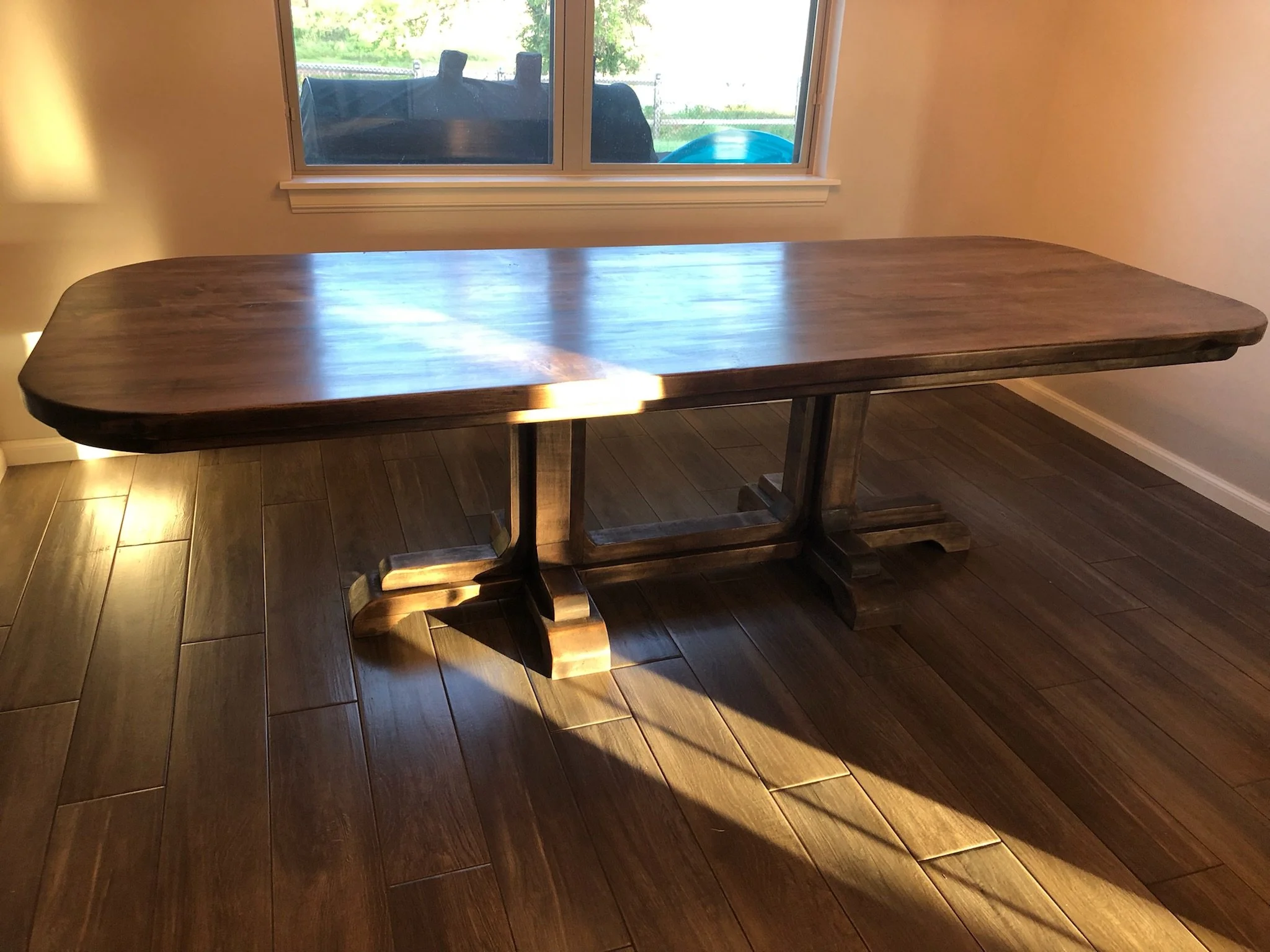 Stained Maple 10' Dining Table