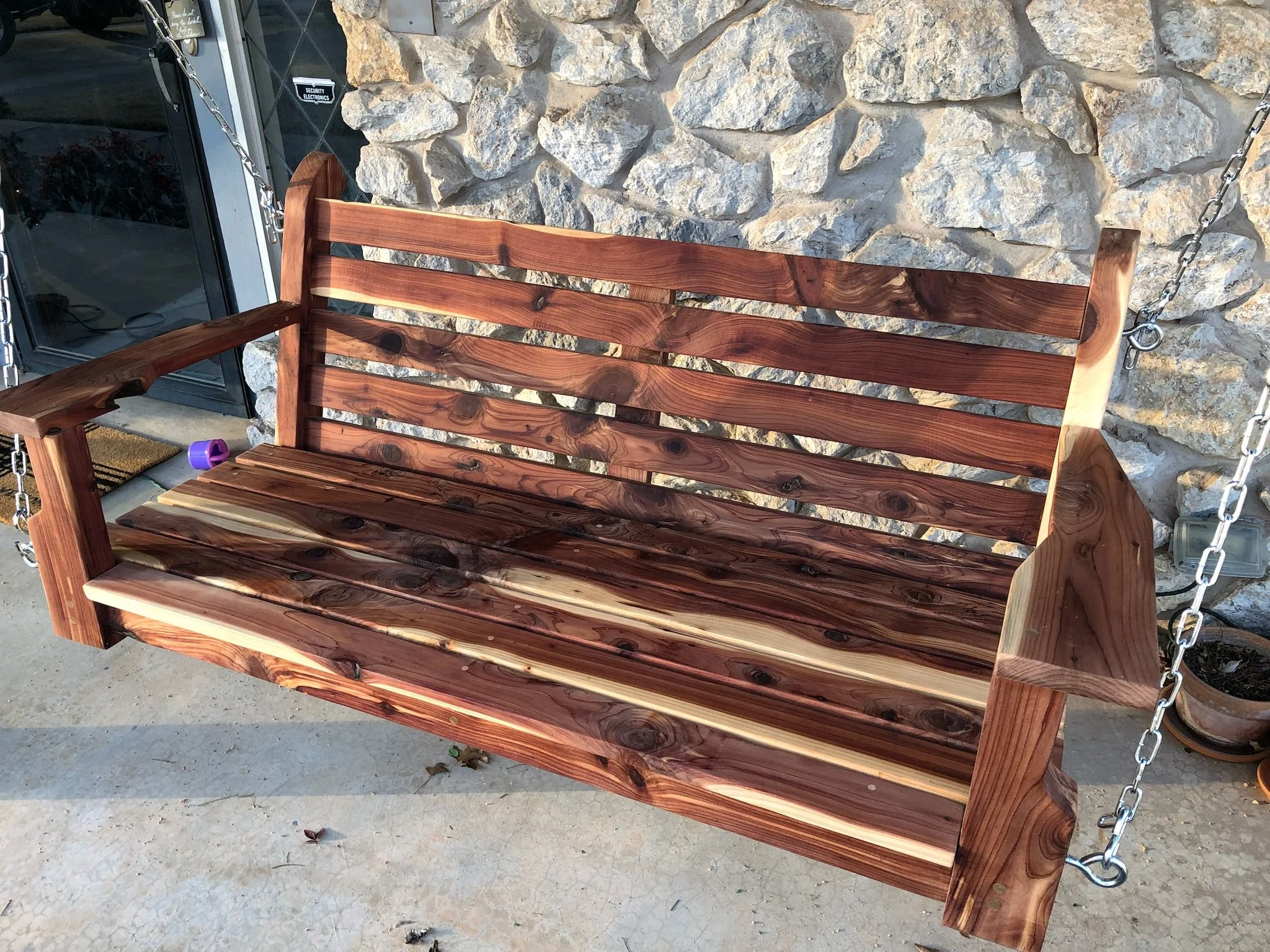 Aromatic Cedar Porch Swing