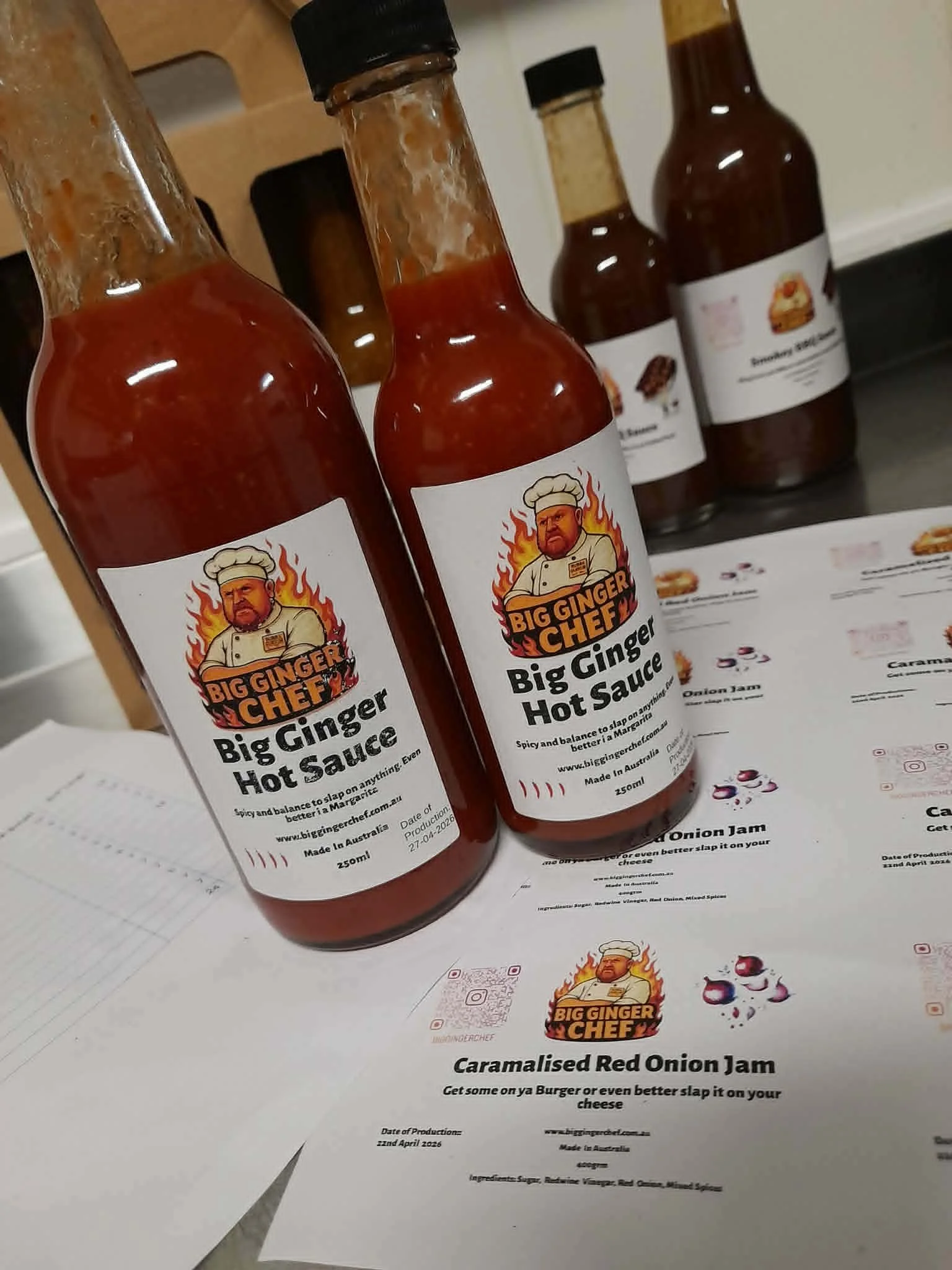 Big Ginger Chef Hot Sauce