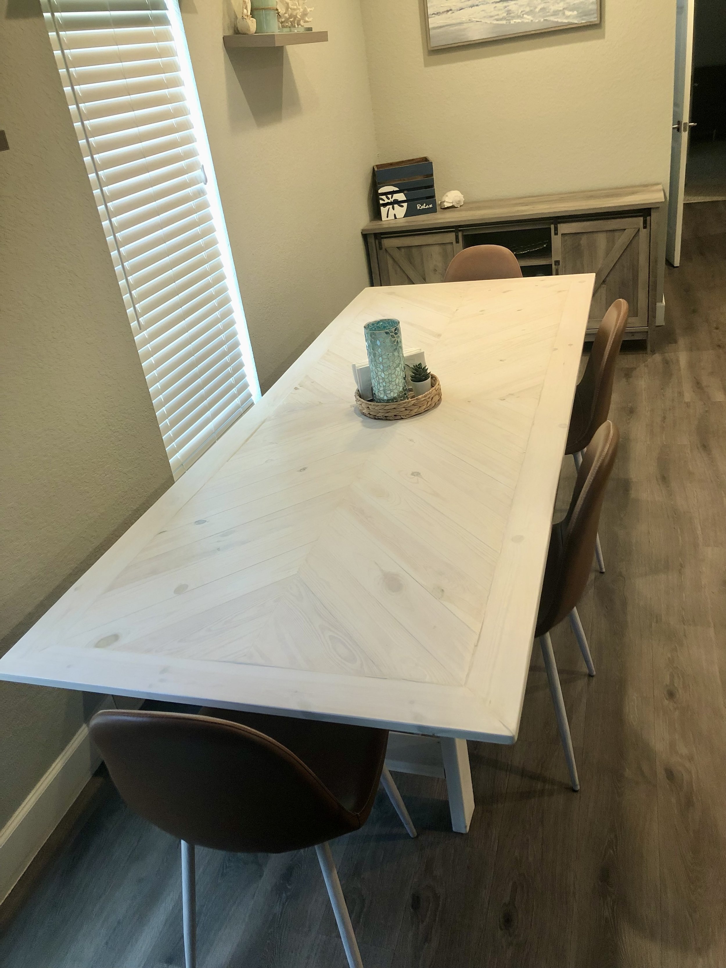 Custom Dining Table - White Washed.jpeg