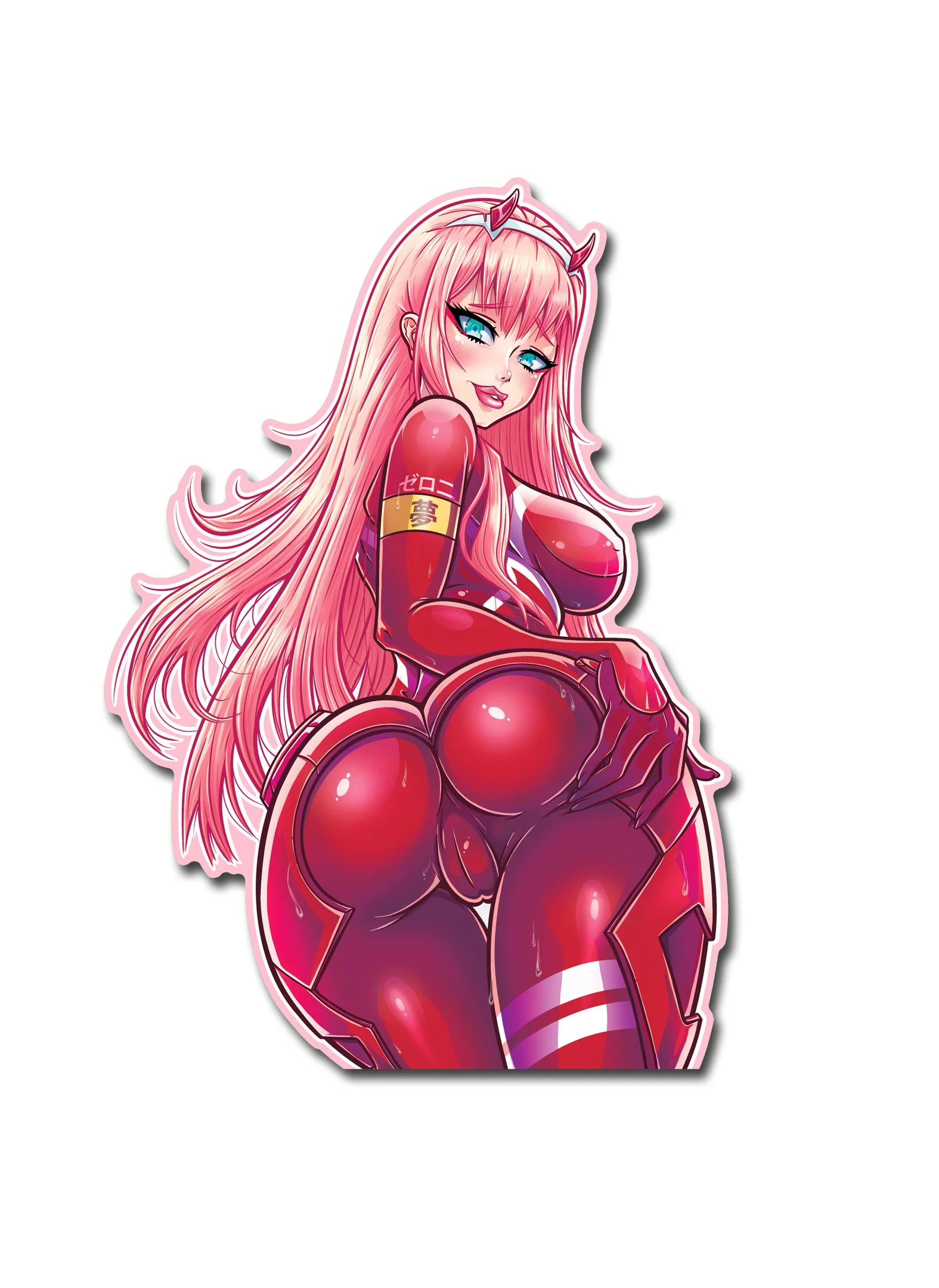Zero Two / Darling In The Franxx 15cm Decal