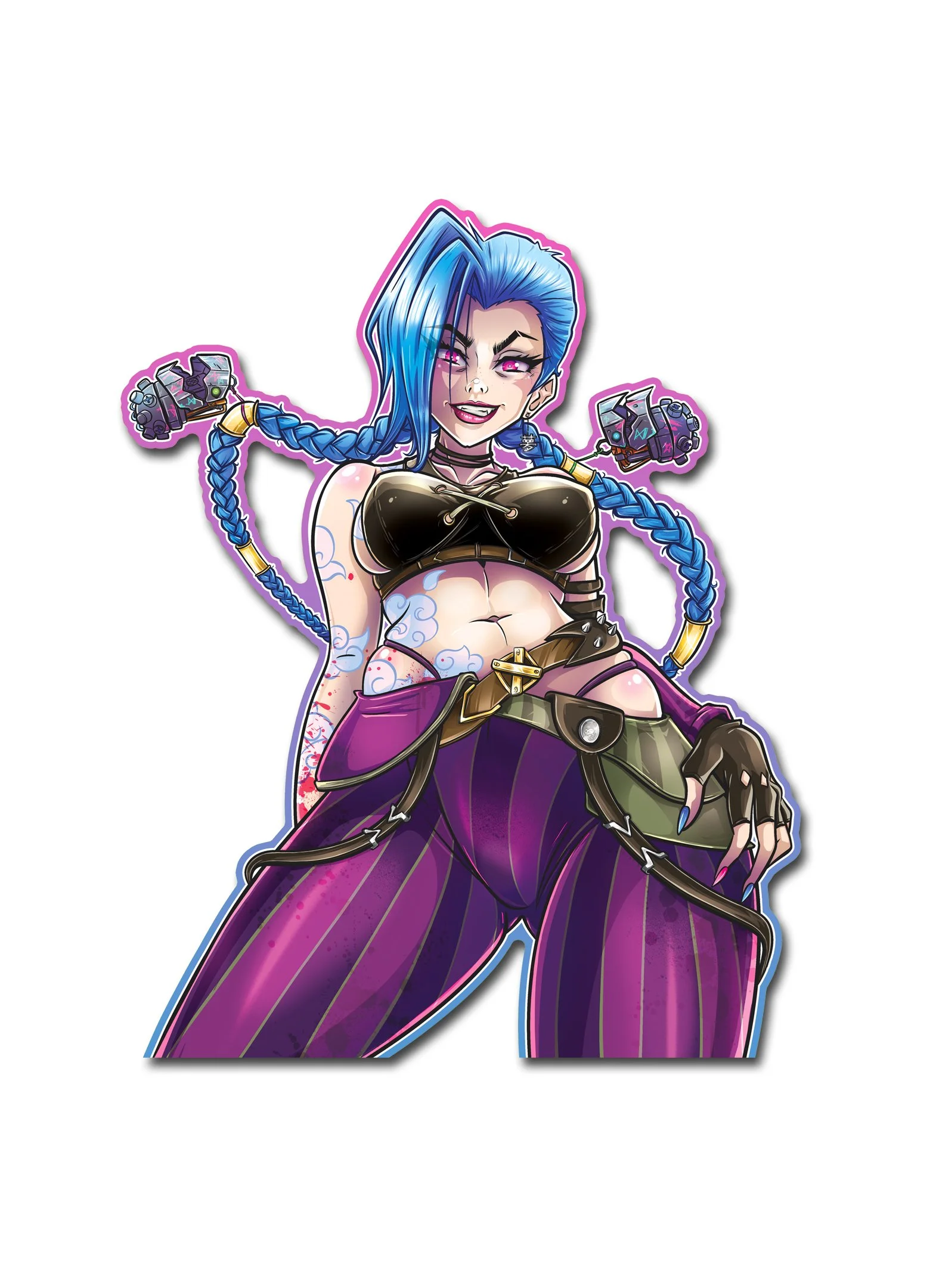 Jinx / Arcane 20cm Decal