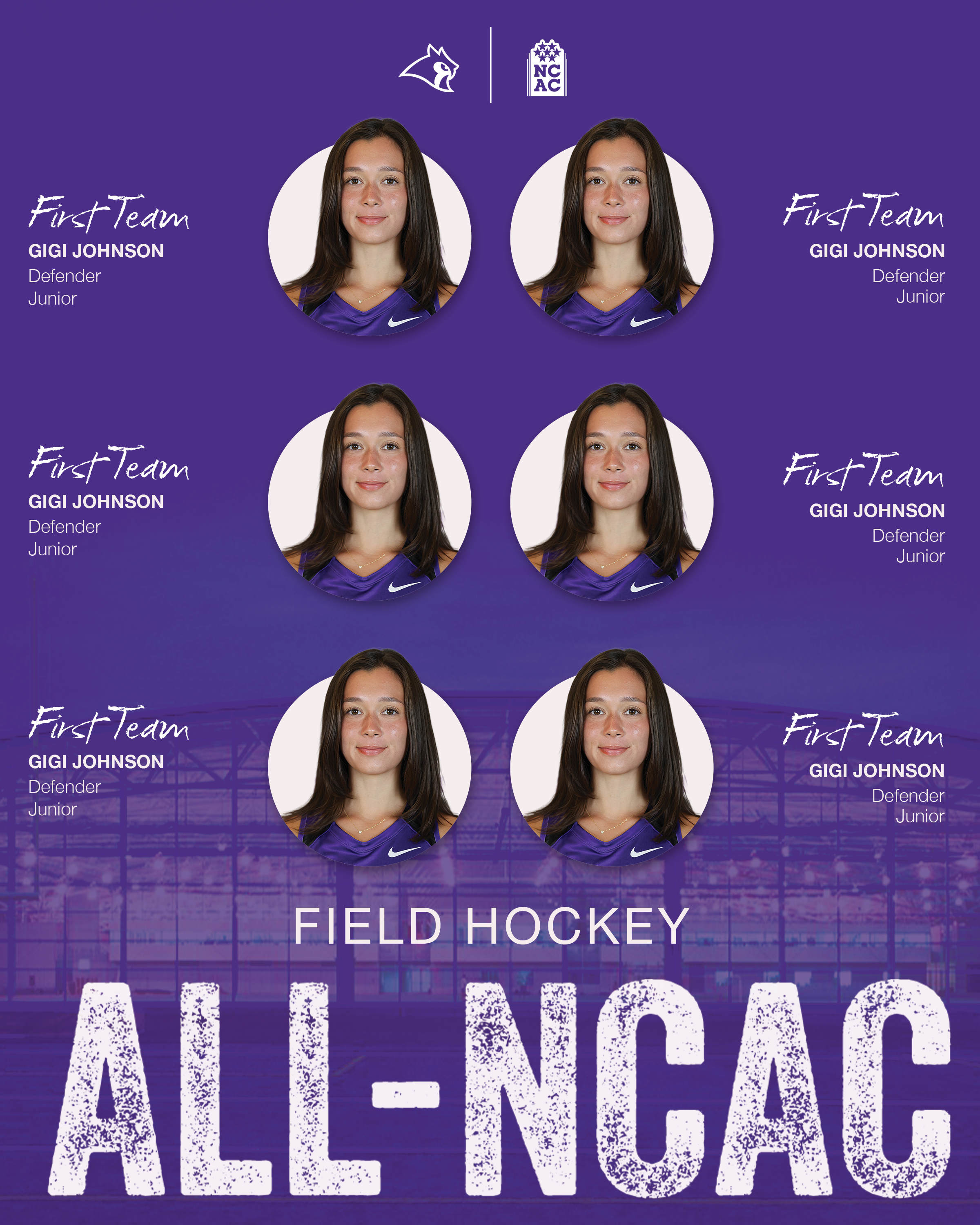 Example Template used for Kenyon Instagram All-NCAC