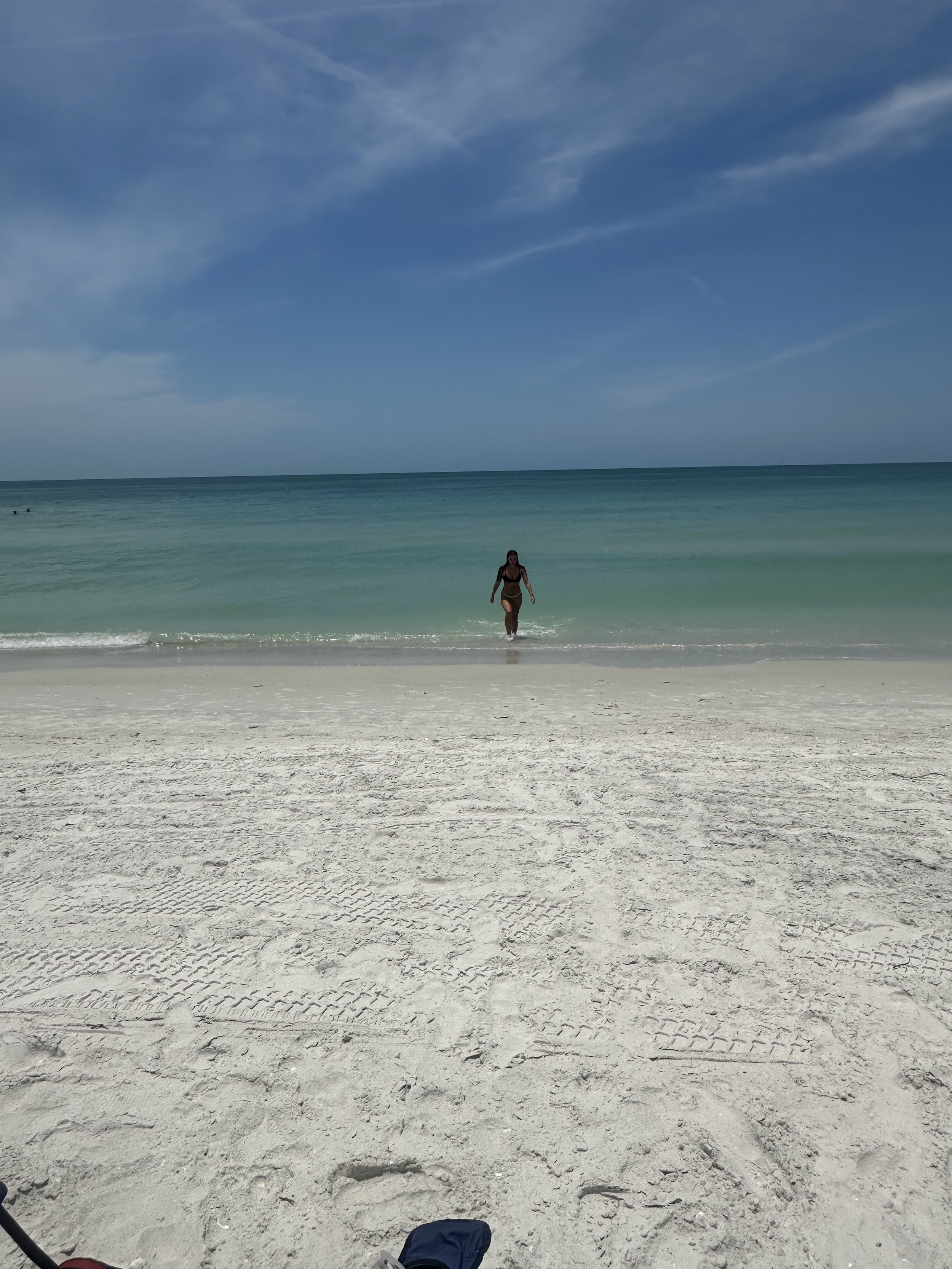 Woman enjoying the beach