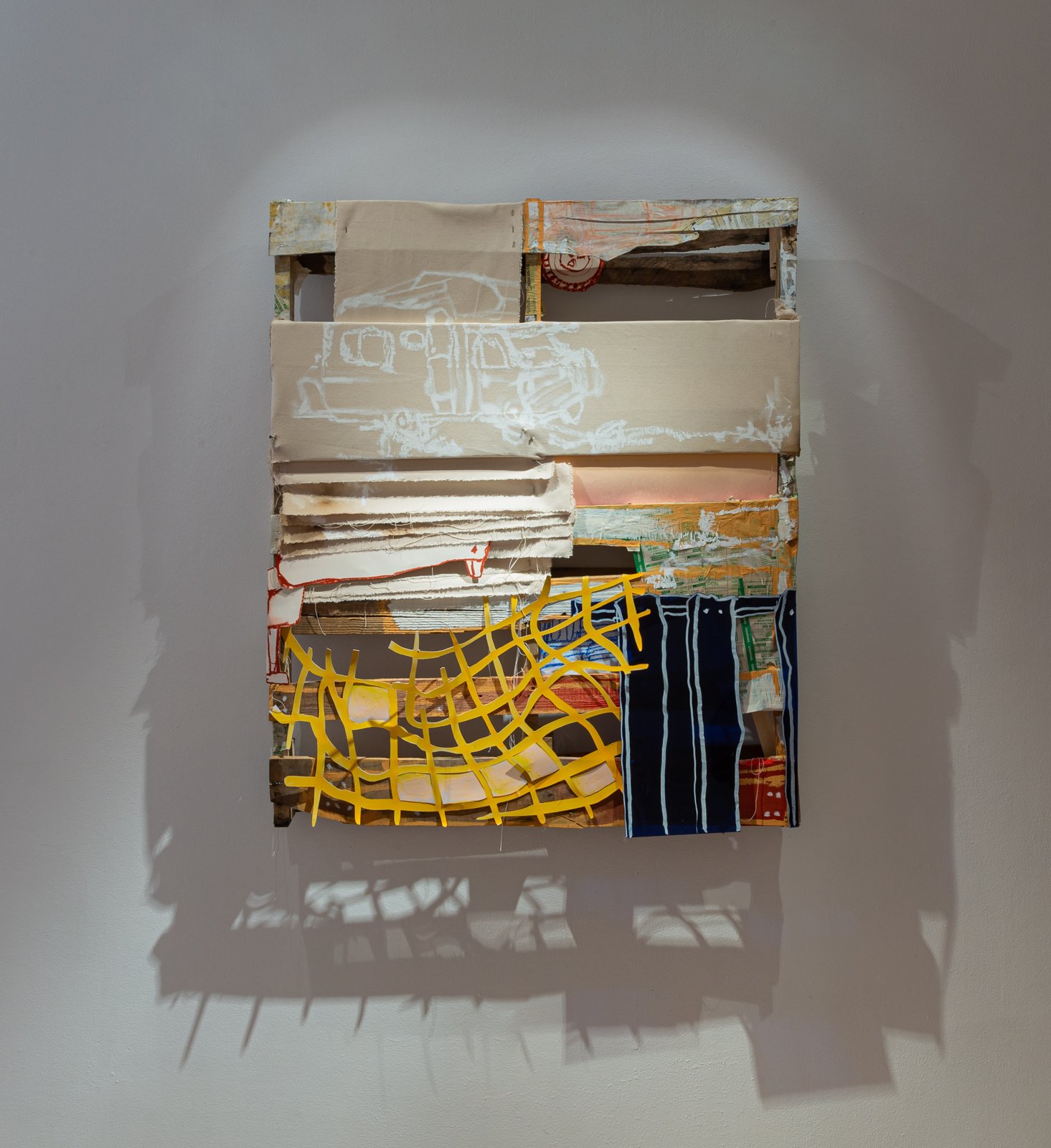 Photo of fine artwork in a gallery documented