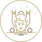 A black and gold logo featuring a cartoonish devil with horns, holding a trident, and the text 'H&H' above its head.