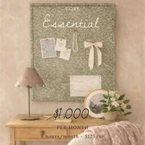 The Brand Collective Core tier — personal concierge retainer starting at $1,000 per month for 8 hours of dedicated lifestyle support