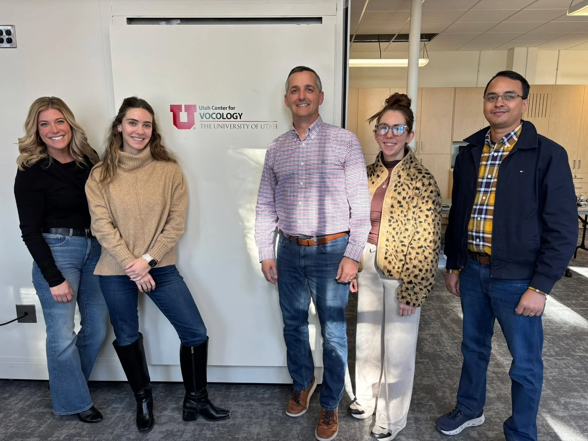 Last week, the SonoVoice team had an energizing and inspiring visit to the Utah Center for Vocology at the @universityofutah as part of an ongoing study funded by our National Science Foundation (NSF) Phase I STTR grant. We dove into hands-on collabo