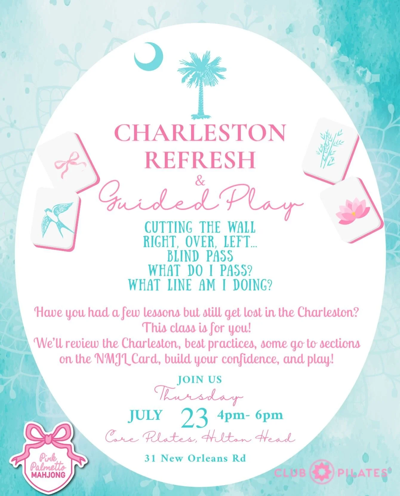 Have you fallen in love with the game but need a little help with the Charleston?

We&rsquo;ve got you covered!

Right, over, left?
What to pass?
What to keep?
What section should I do?
What line?
Who am I???? 🤣🤪😜

We got you!
Come join us for thi