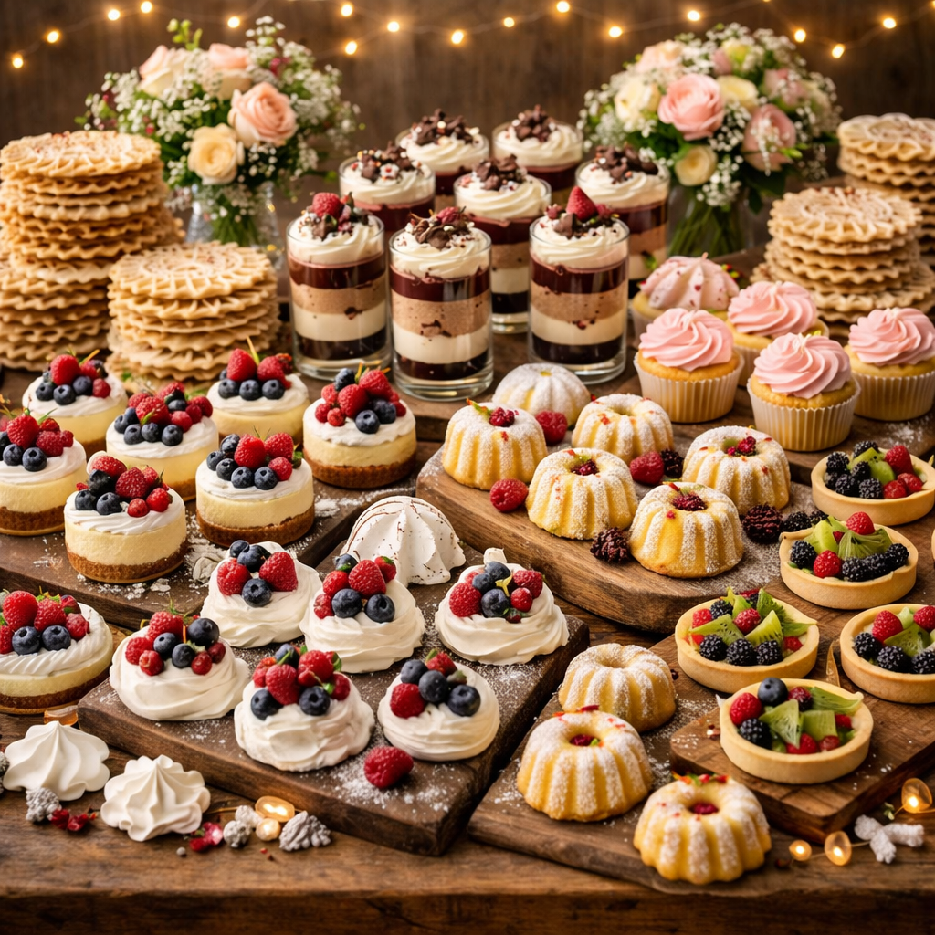 Dessert table Calgary styled display