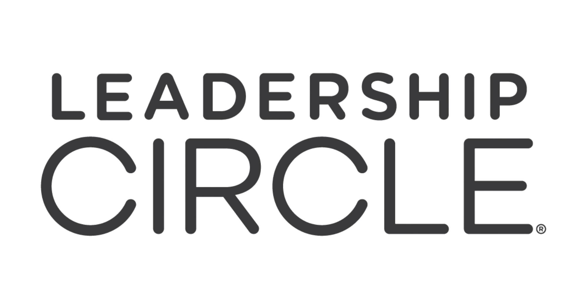 Logo of Leadership Circle with the words 'Leadership Circle' in black text.