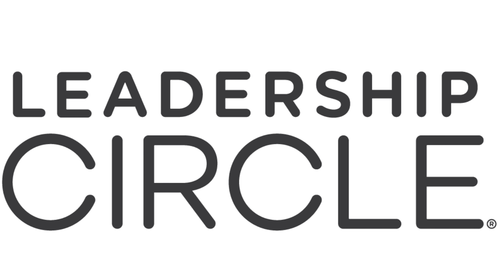Leadership Circle logo with the words 'LEADERSHIP CIRCLE' in black letters on a white background.