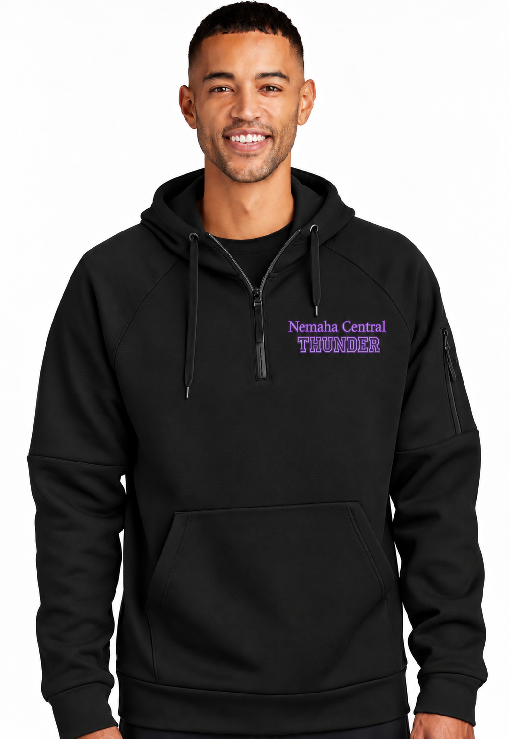 Nike Quarter-Zip Fleece Hoodie