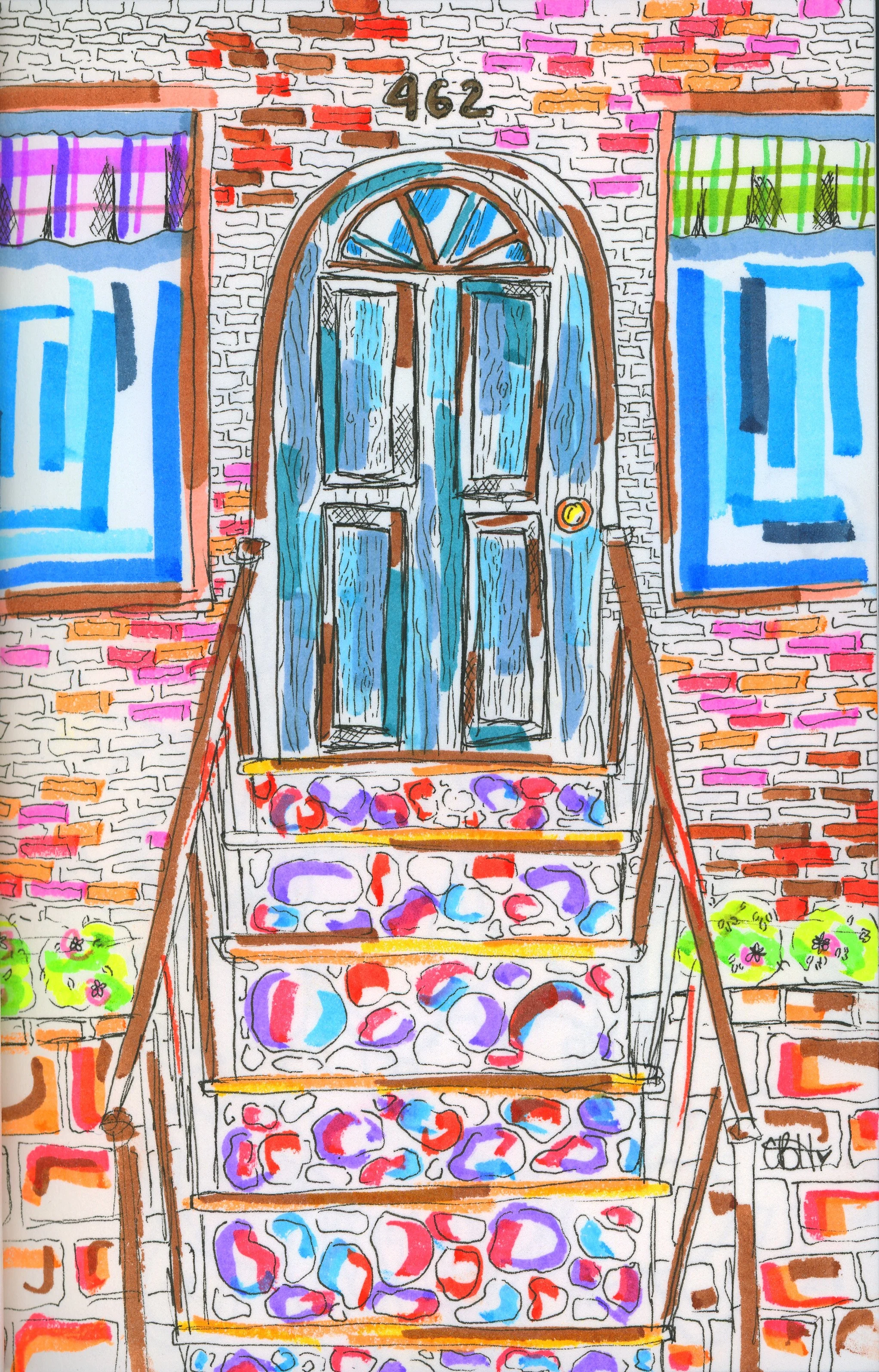 Doorway (Blue), 2025