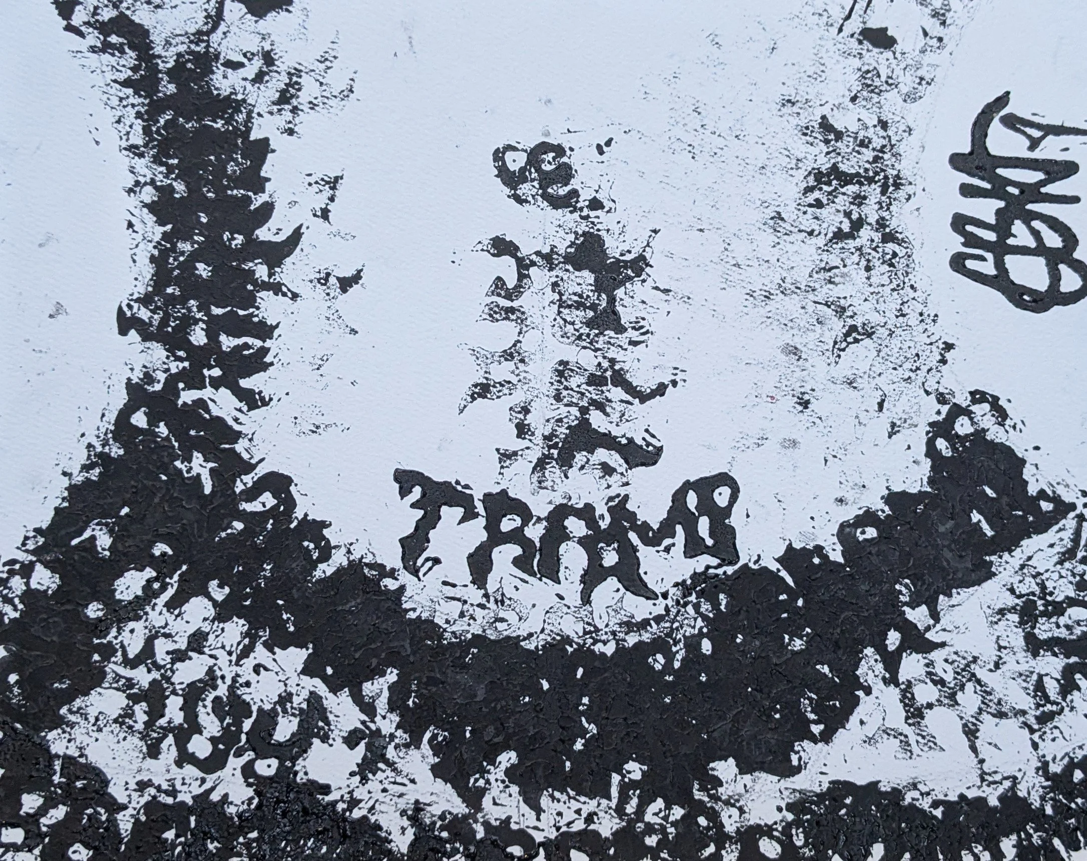 Tramp Stamp (B&W), 2024