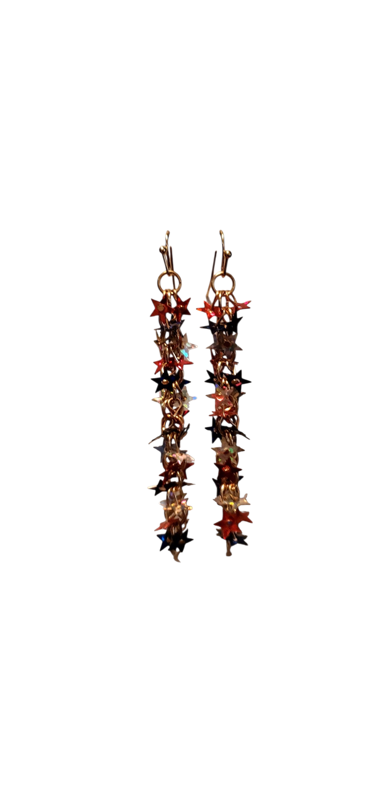 Earrings - Red, White, and Blue Star Sequins.png