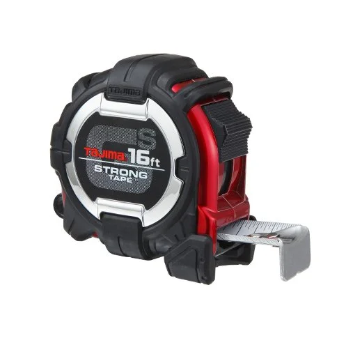 Tajima GS-C16BW GS-Lock Tape Measure — 16 ft x 1 in