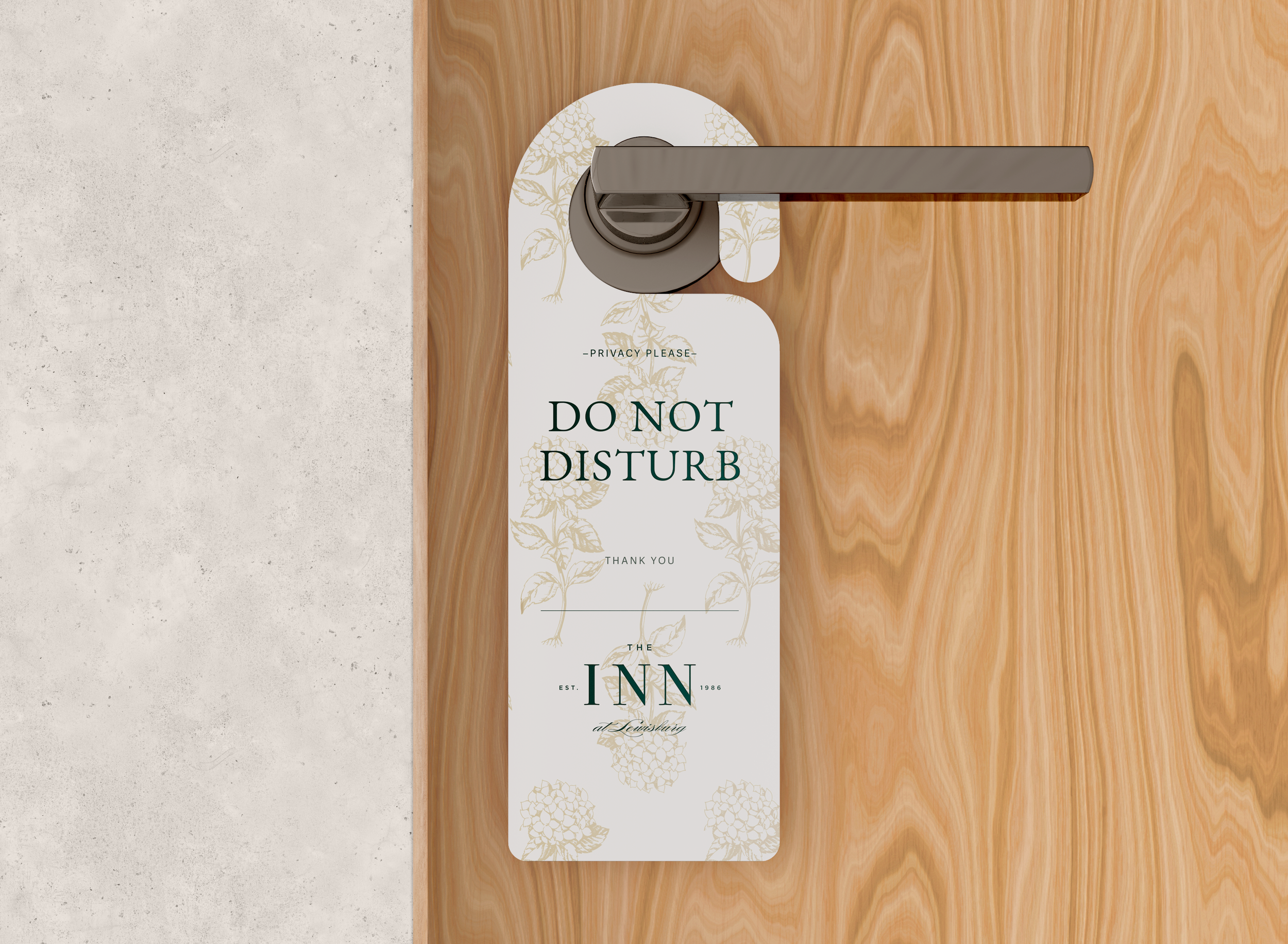 In-Room Applications:
Consistent identity across functional guest materials.