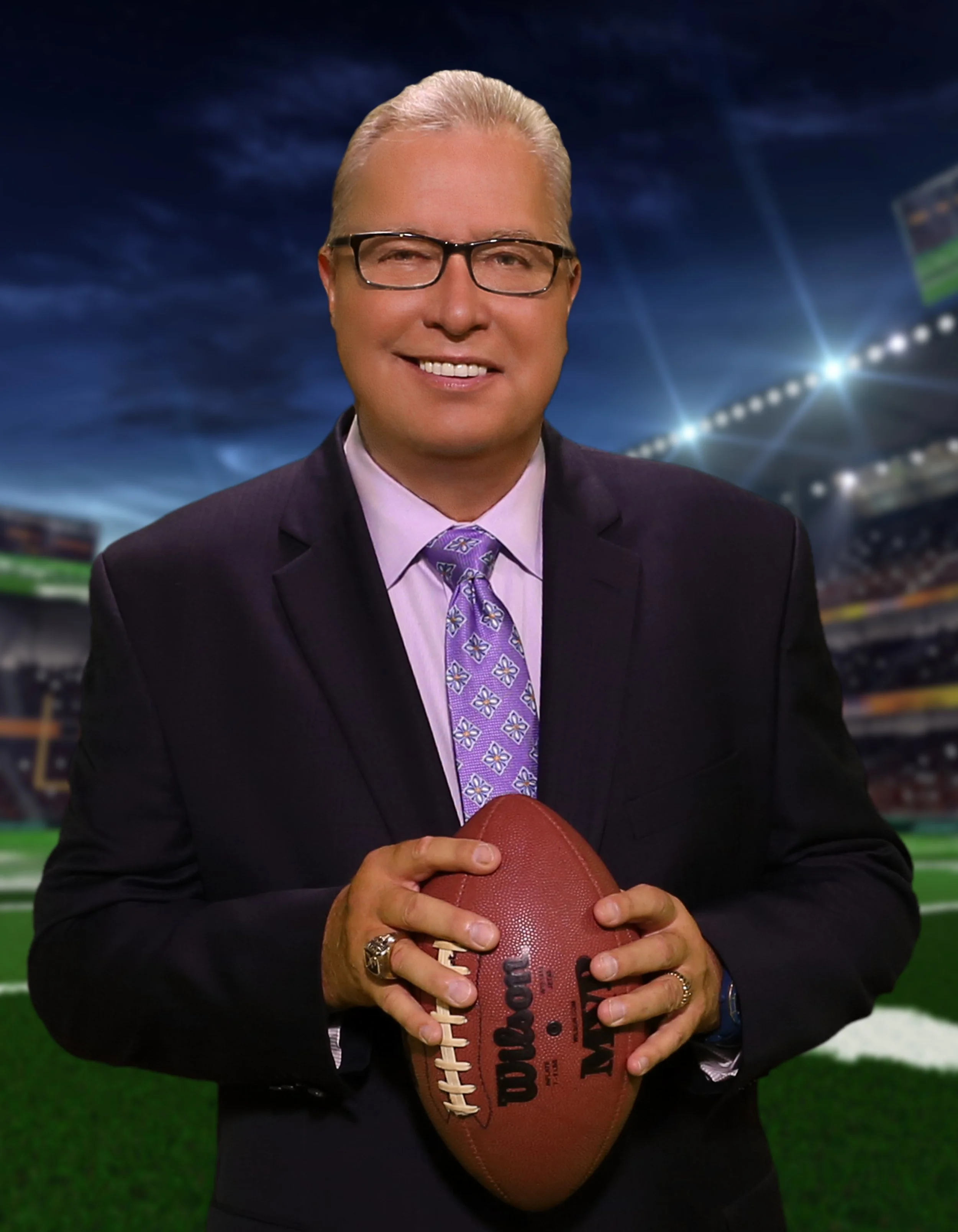 Author Frank Cipolla and Quarterback Ron Jaworski