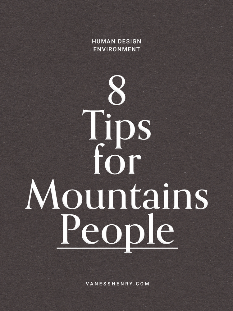8 Tips for Mountains People