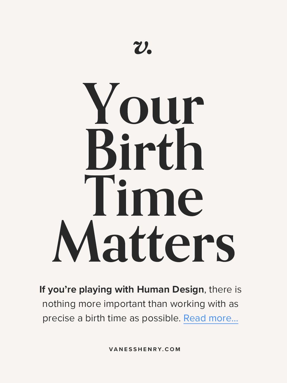 Get your EXACT birth time