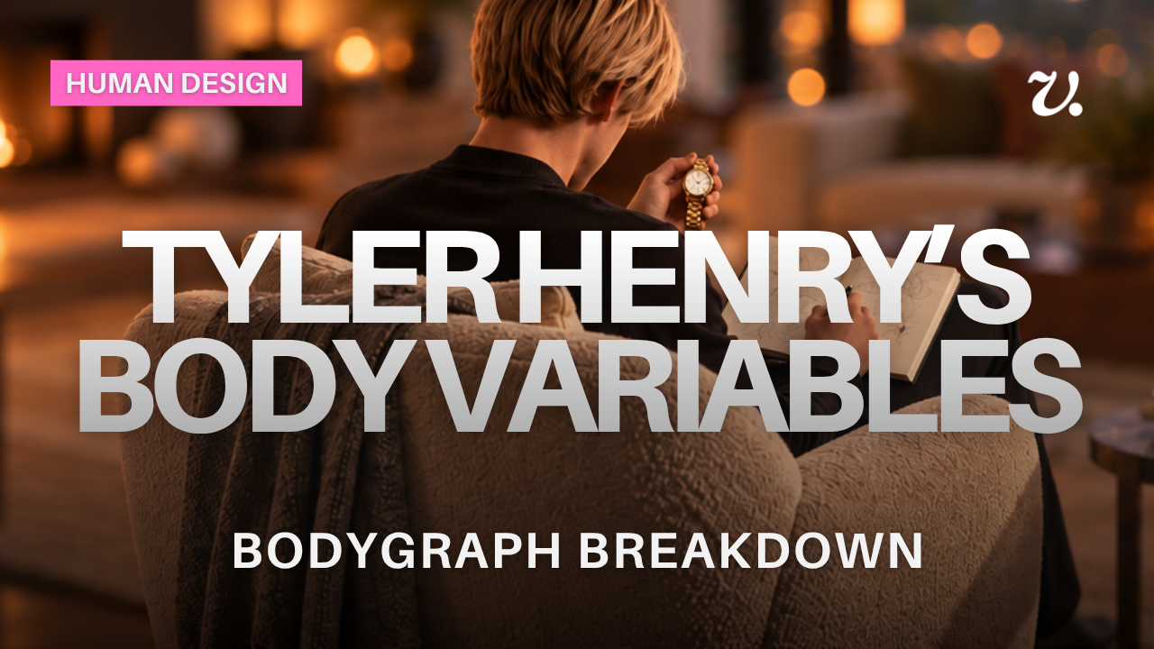 Tyler Henry’s Human Design Variables: A Celebrity Case Study