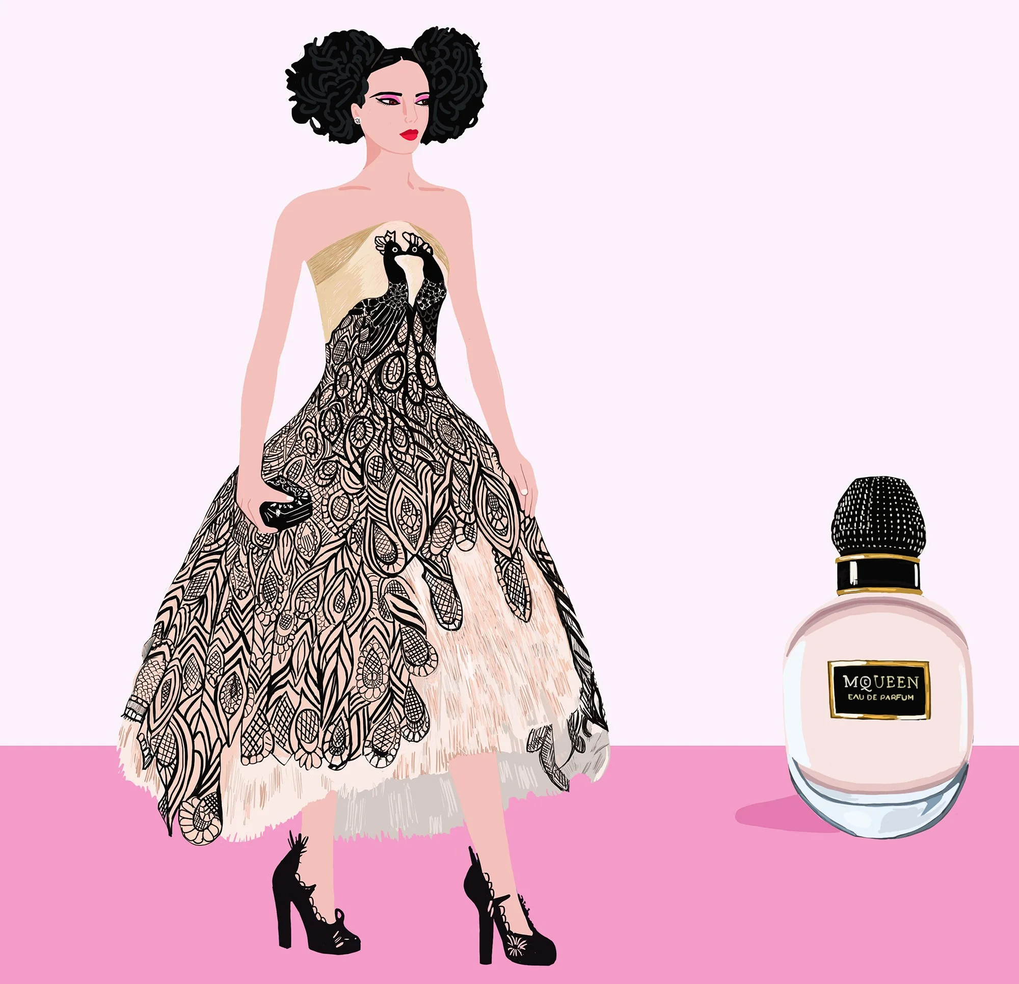 Alexander McQueen Peacock Dress