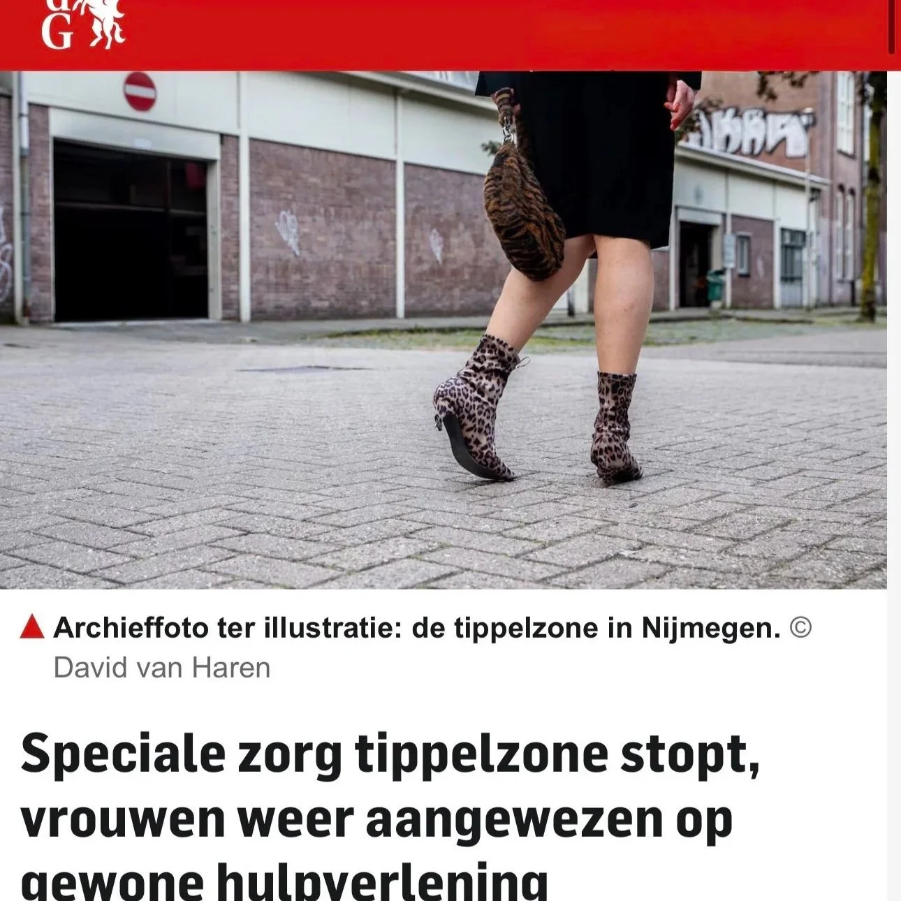 Speciale zorg op de tippelzone in Nijmegen stopt, sekswerkers weer terug naar gewone hulpverlening