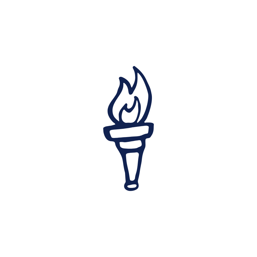 Torch icon symbolizing exceptionalism and the spark of leadership for Southland College Prep scholars.
