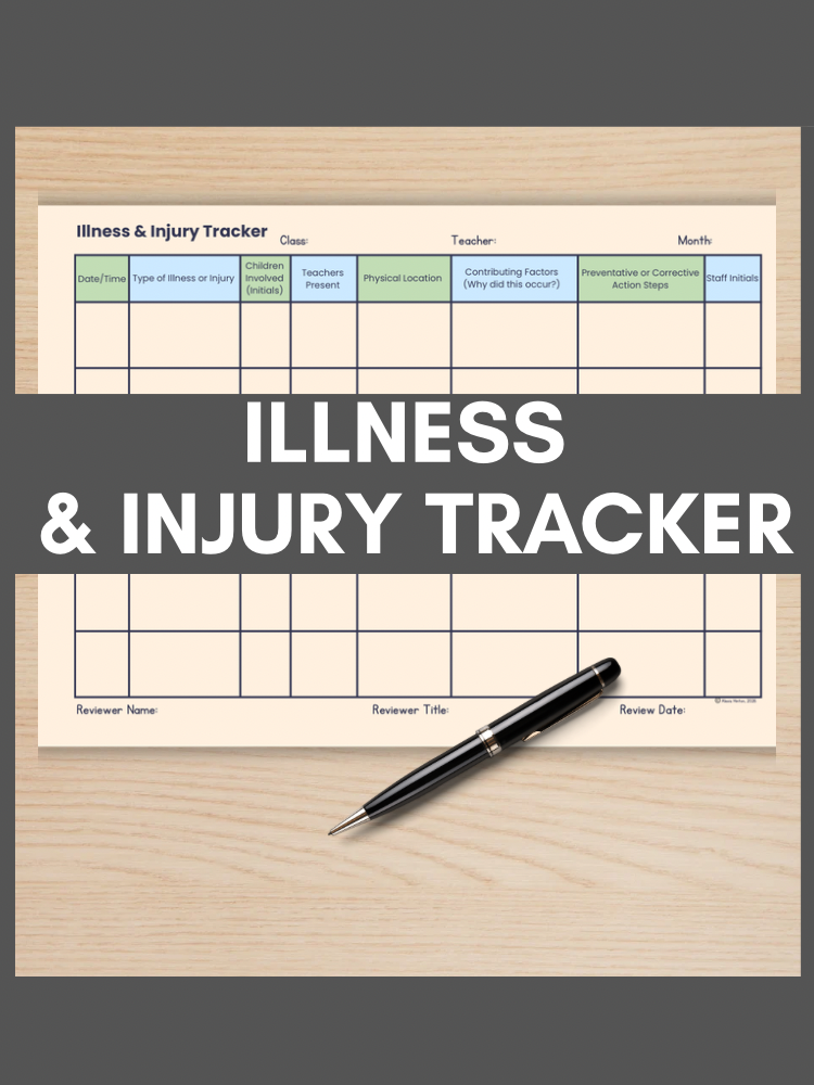 Illness & Injury Tracker with Review/Action Plan