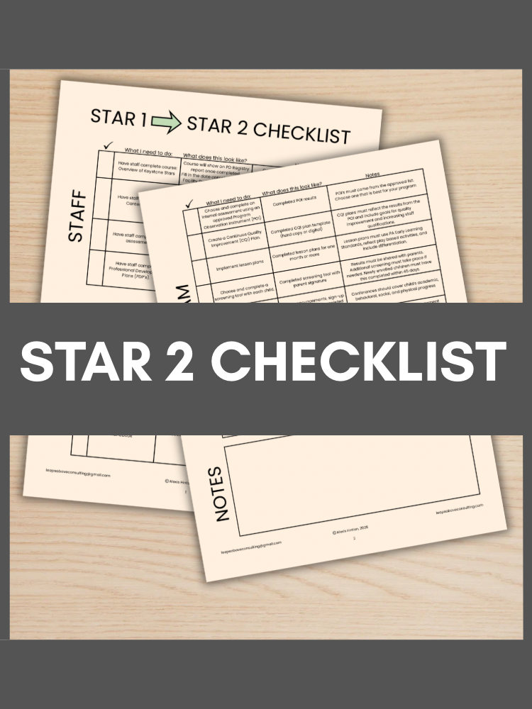 Star 2 Checklist