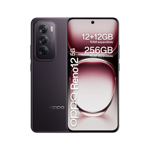 OPPO RENO 12 12+256GB 6.7" 5G BLACK BROWN DS ITA