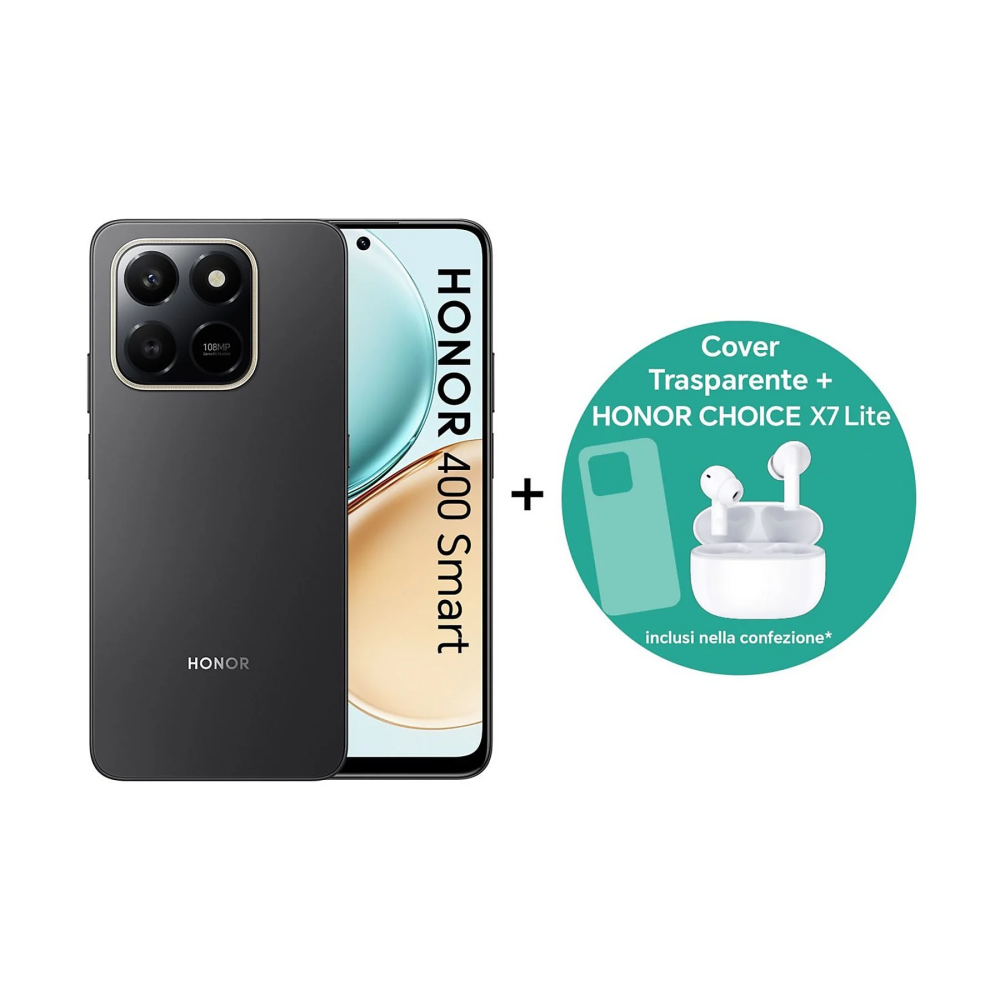 HONOR 400 Smart 8/256GB Black + Honor Choice Earbuds X7 Lite