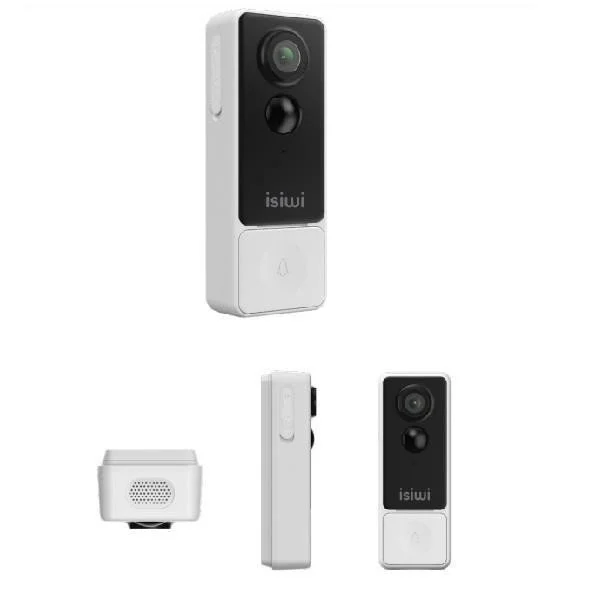 Isiwi VIDEOCAMPANELLO SMART ISW-ITCBT3MP WIRELESS DLIN+ 2K VIDEO DOORBELL BIANCO