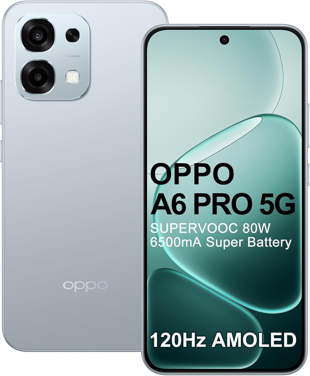 OPPO A6 PRO 8+256GB 6.57" 5G LUNAR TITANIUM DS