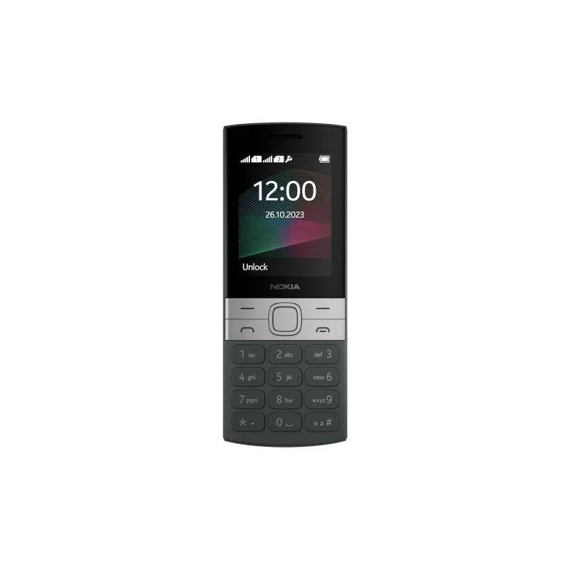 Nokia 150 funzioni telefono con radio FM, fotocamera con flash, batteria potente, 20 ore di conversazione e 30 giorni di stand-by - nero