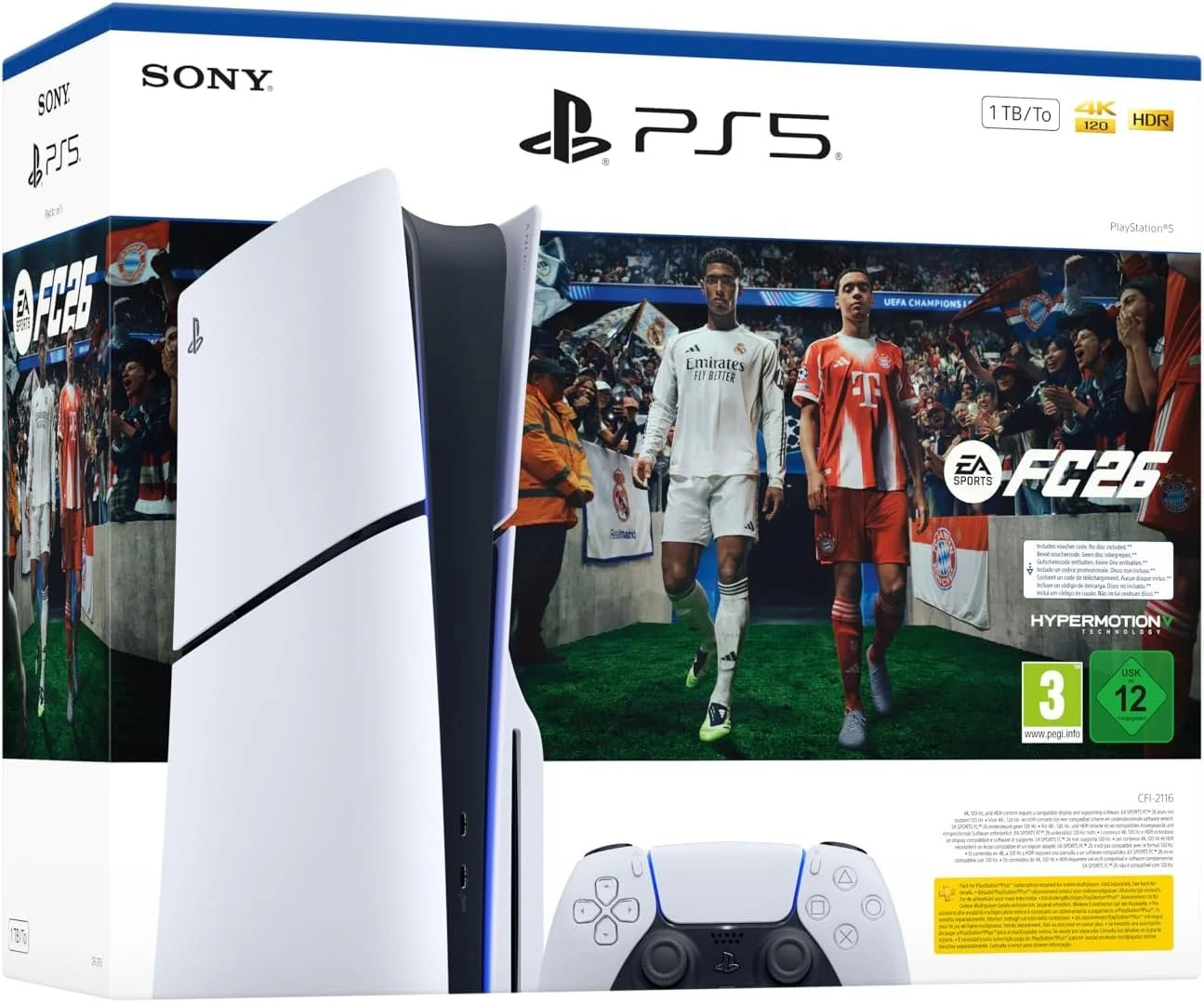 Console Playstation 5 Slim 1 TB  +EA SPORTS FC26 CODICE