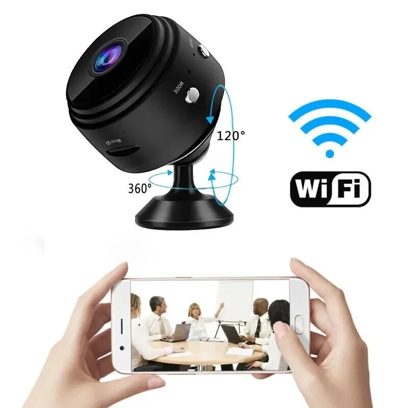 MICRO CAMERA 1080P HD WIFI MINI IP TELECAMERA NASCOSTA MAGNETICA A9
