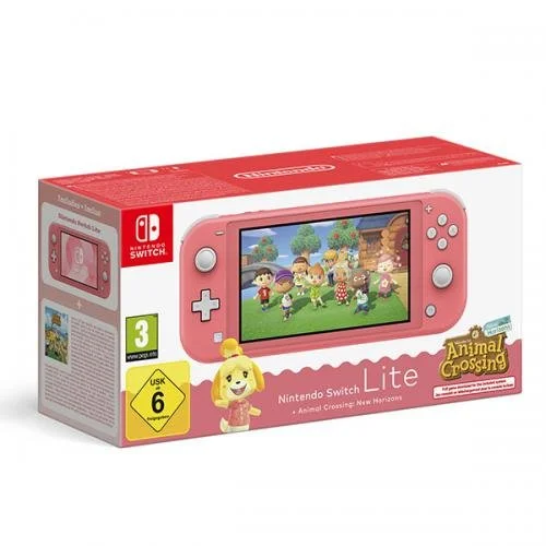 Console Nintendo Switch Lite Corallo + Animal Crossing NH