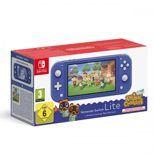 Console Nintendo Switch Lite Yellow + Animal Crossing NH