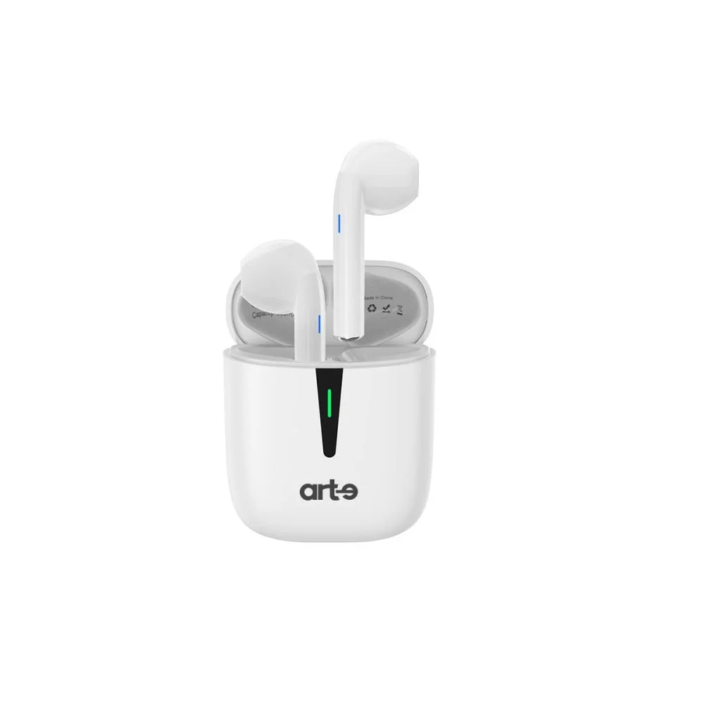 Auricolari TWS BT 5.0 bianchi con comandi touch Serie Double Beat