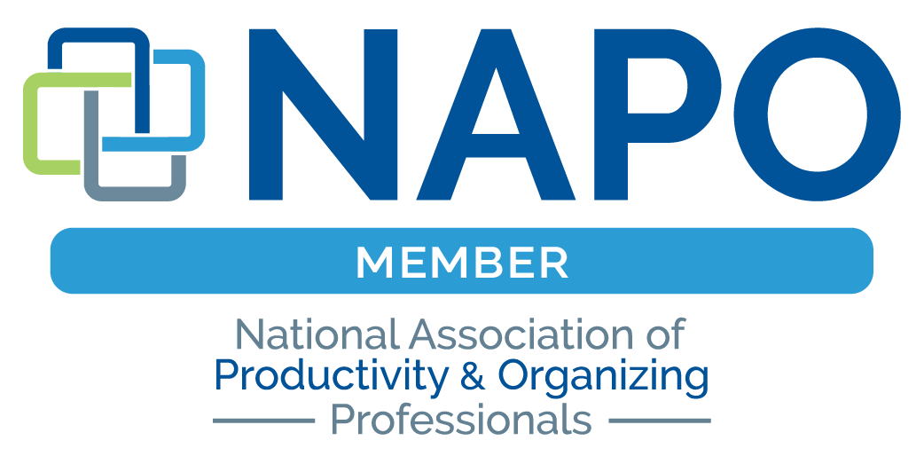 NAPO Member, National Association of Productivity & Organizing Professionals.