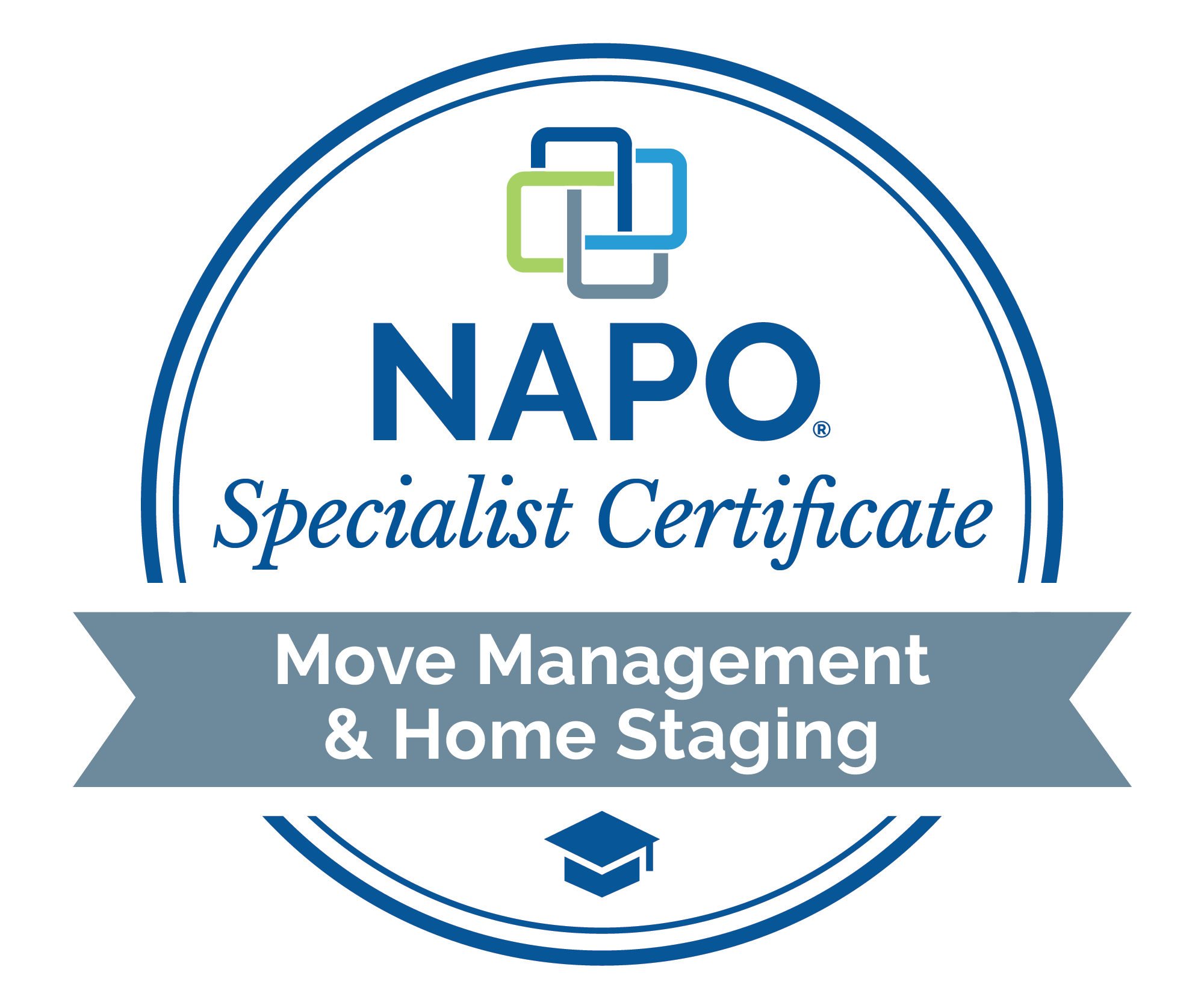 NAPO Specialist Certificate in Move Management & Home Staging.