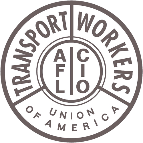 Logo of Transport Workers of America union featuring a circular design with 'Transport Workers of America' text and the acronym 'AFL-CIO' in the center.