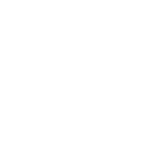 A white number one on a blue background.