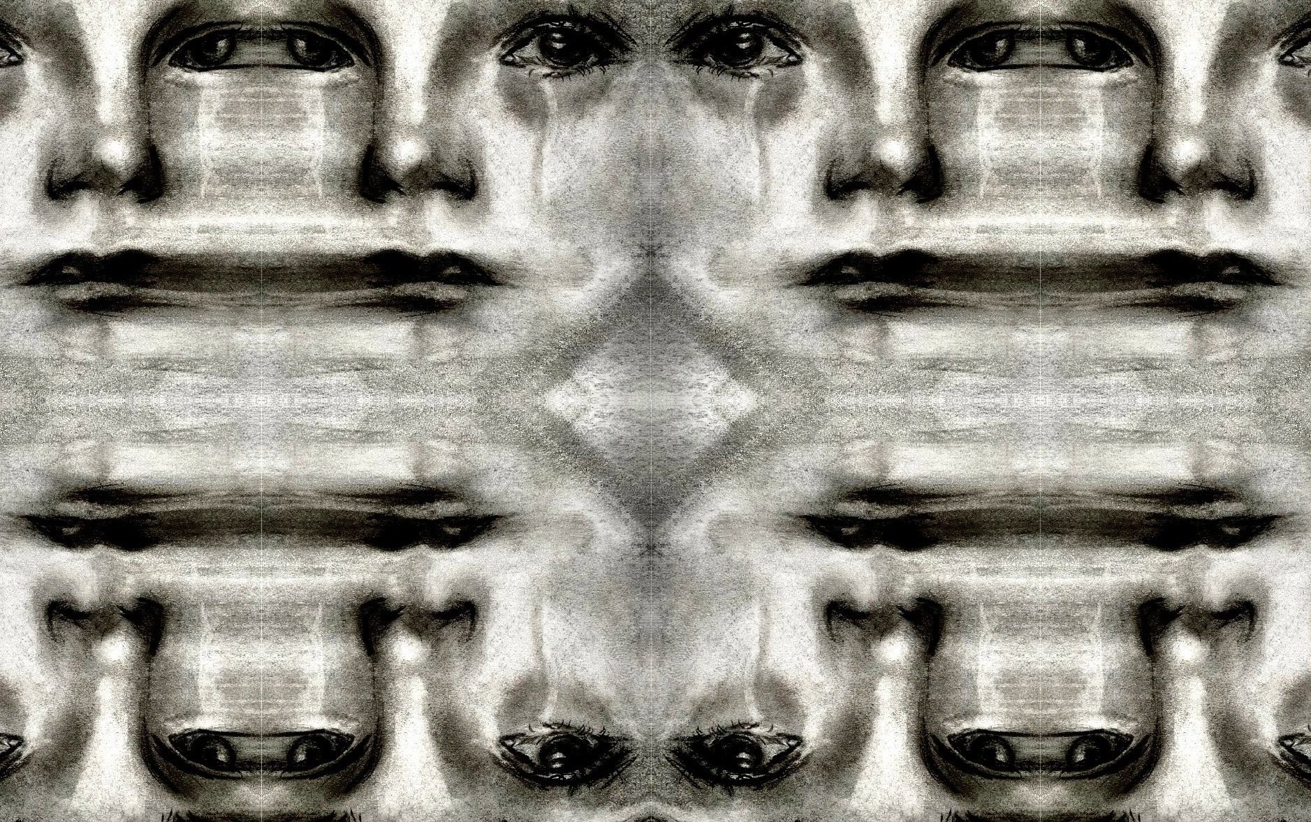 niña, digital collage, 2026