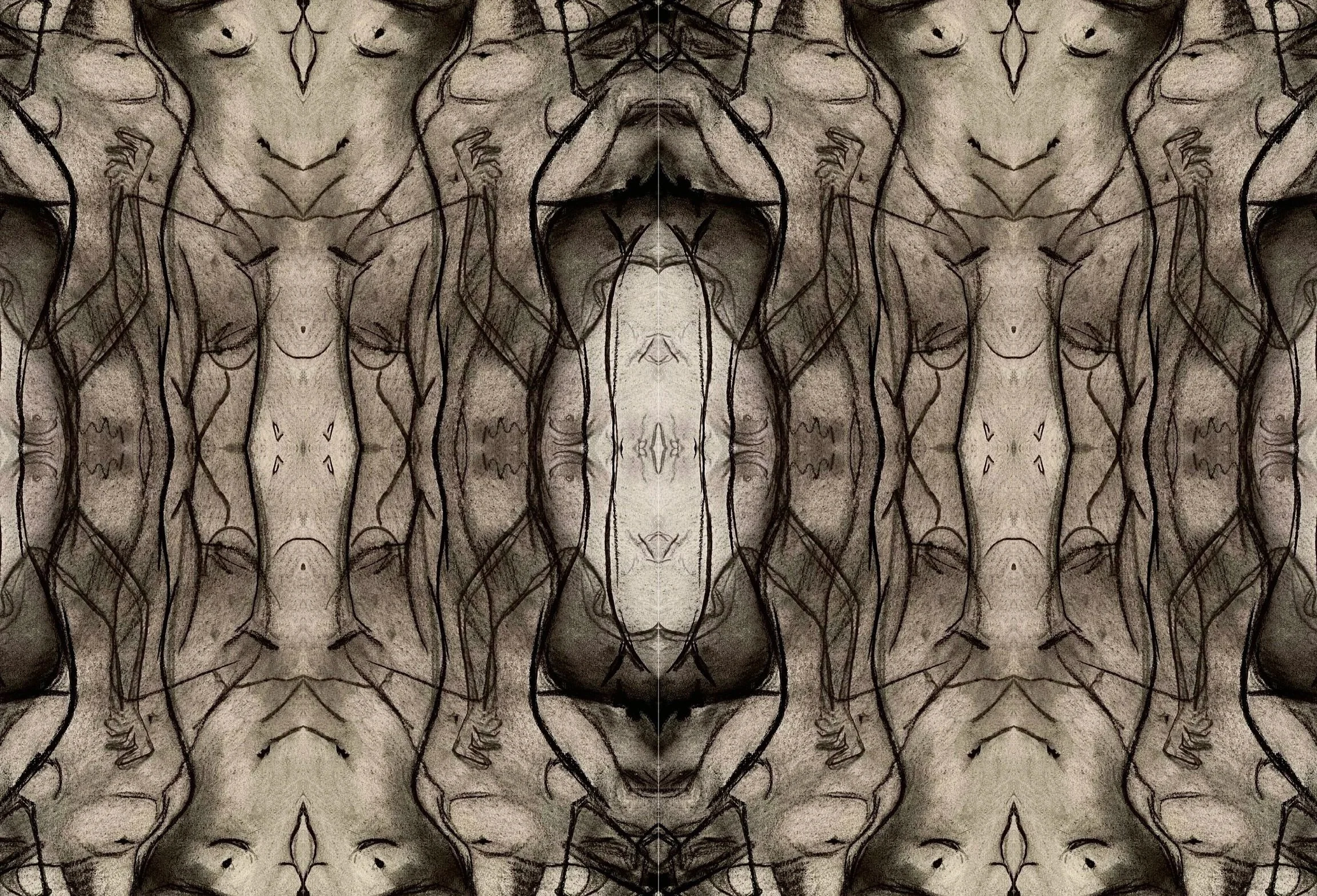 mujeres, digital collage, 2026