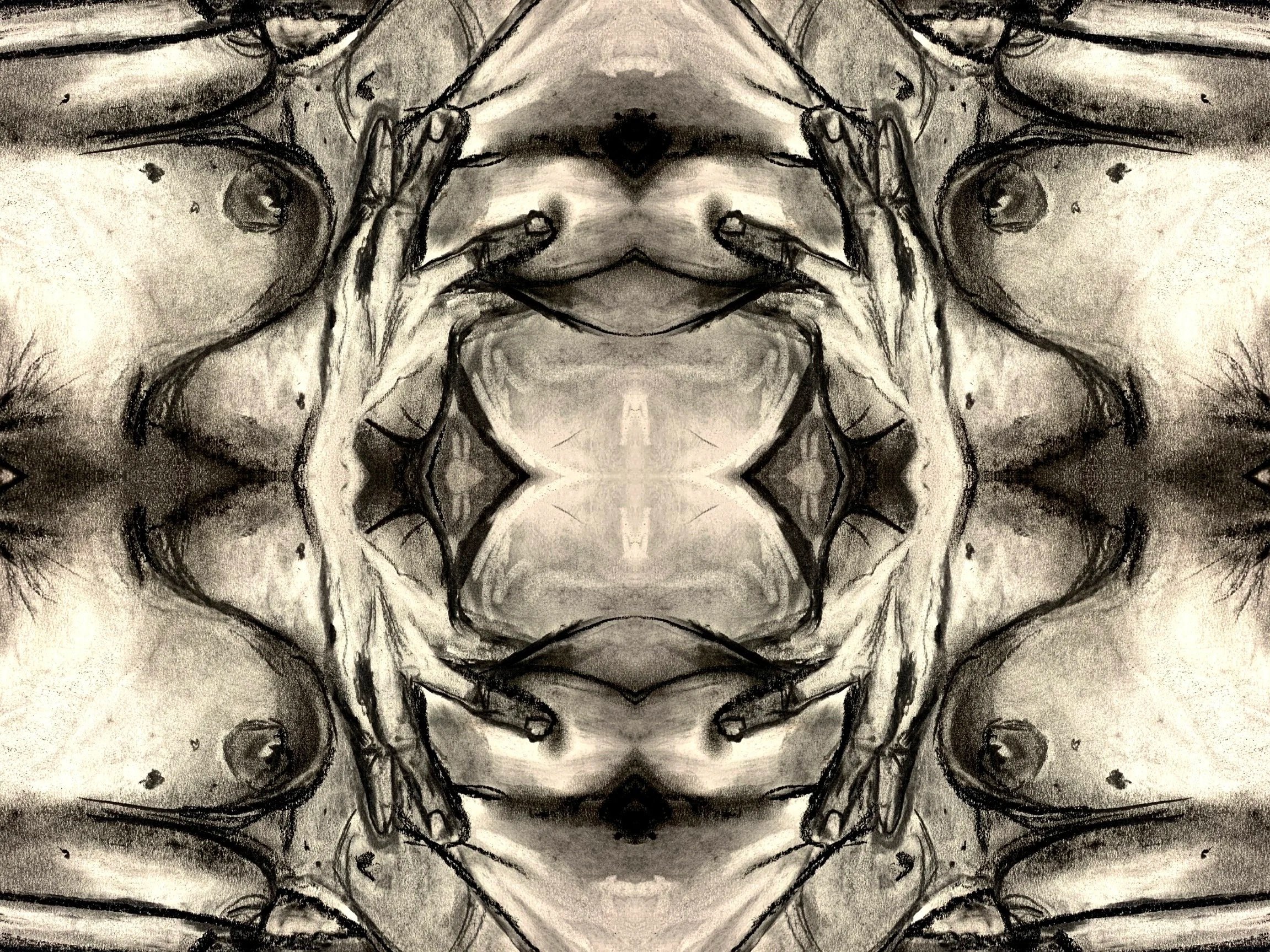 viejita, digital collage, 2026