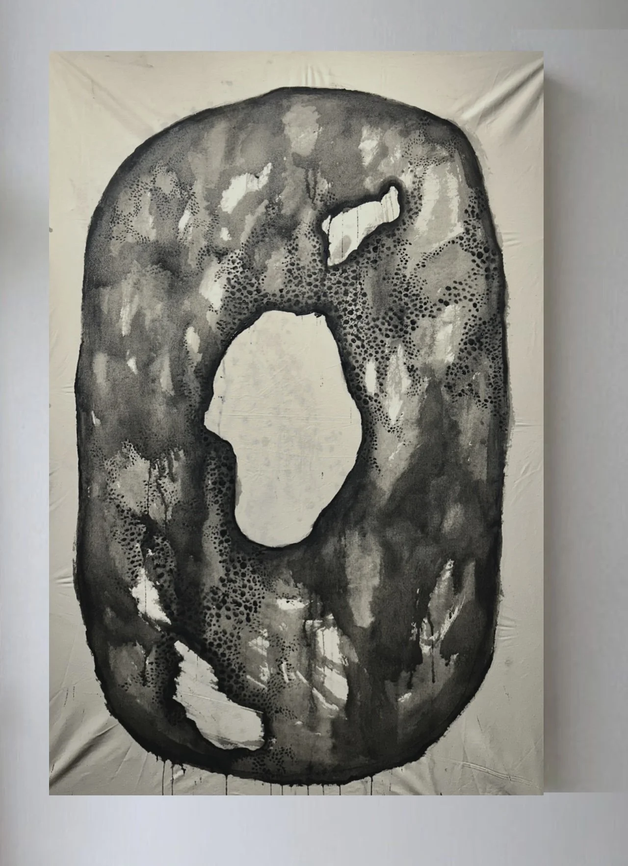 lenguajes complejos VI, mixed media on canvas, 92 x 110 cm, 2026